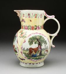 Jug, Worcester, c. 1765. Creator: Royal Worcester