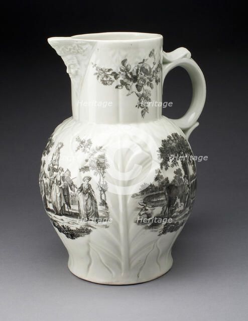 Jug, Worcester, c. 1775. Creator: Royal Worcester.