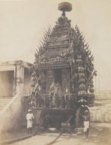 Juggernaut Car, Madras, 1850s. Creator: Frederick Fiebig