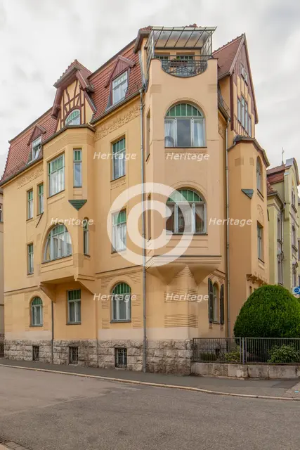 Jugendstil villa, Triererstrasse 75, Weimar, Germany, (1903-1904), 2018.  Artist: Alan John Ainsworth.