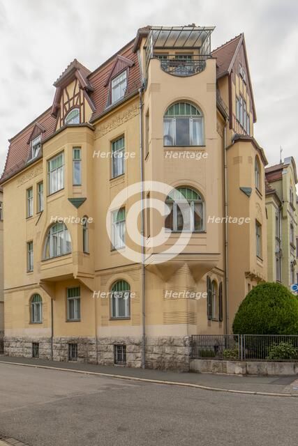 Jugendstil villa, Triererstrasse 75, Weimar, Germany, (1903-1904), 2018.  Artist: Alan John Ainsworth.