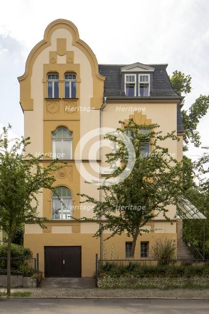 Jugendstil villa, Cranachstrasse 17, Weimar, Germany, (1905), 2018. Artist: Alan John Ainsworth.