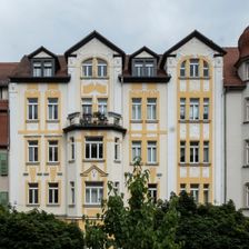 Jugendstil apartment building, Am Planetarium, Jena, Germany, 2018. Artist: Alan John Ainsworth
