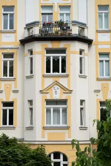 Jugendstil apartment building, Am Planetarium, Jena, Germany, 2018. Artist: Alan John Ainsworth