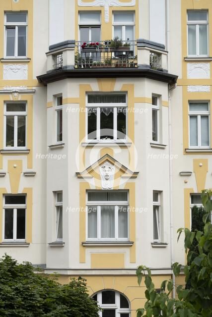 Jugendstil apartment building, Am Planetarium, Jena, Germany, 2018. Artist: Alan John Ainsworth.