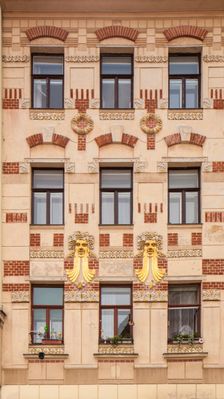 Jugendstil building, Minoritska 8, Brno, Czech Republic, 2016. Artist: Alan John Ainsworth