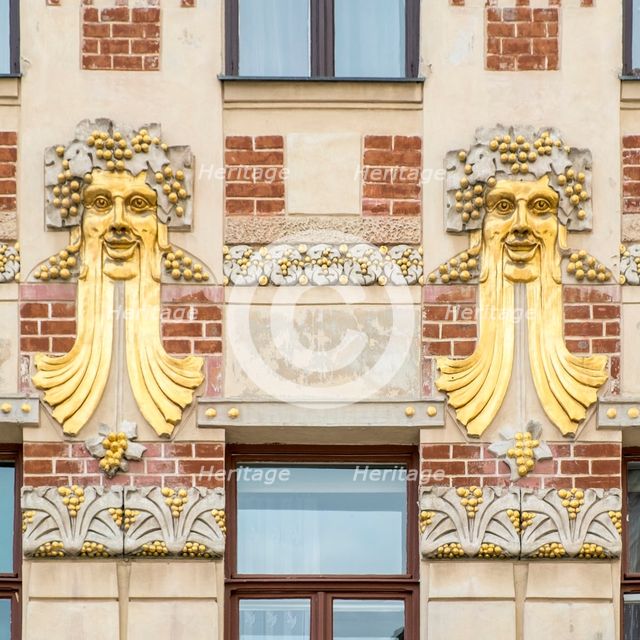 Jugendstil building, Minoritska 8, Brno, Czech Republic, 2016. Artist: Alan John Ainsworth.