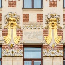 Jugendstil building, Minoritska 8, Brno, Czech Republic, 2016. Artist: Alan John Ainsworth