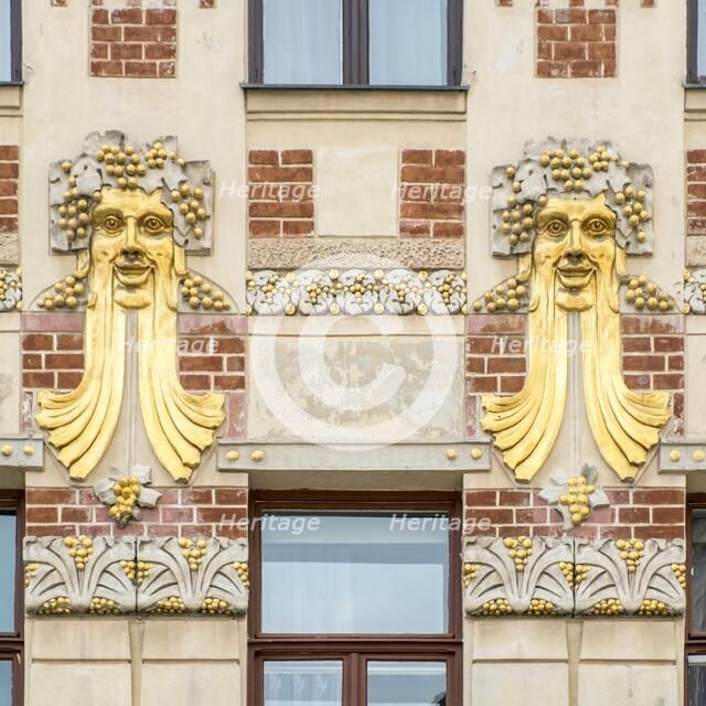 Jugendstil building, Minoritska 8, Brno, Czech Republic, 2016. Artist: Alan John Ainsworth.