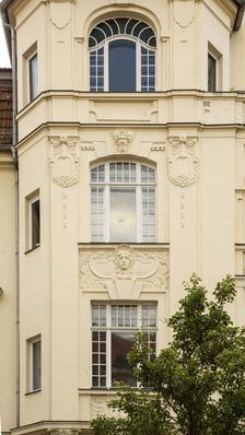 Jugendstil House, Villa Zapfe, Humboldtstrasse 21-21a, Weimar, Germany, (1907), 2018. Artist: Alan John Ainsworth