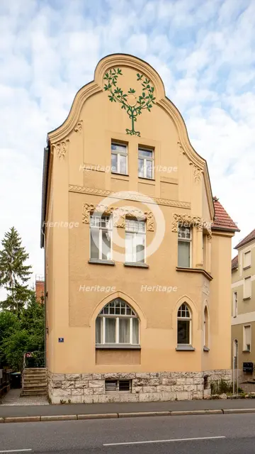 Jugendtil Villa, Triererstrasse 65, Weimar, Germany, (c1905), 2018. Artist: Alan John Ainsworth.