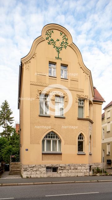 Jugendtil Villa, Triererstrasse 65, Weimar, Germany, (c1905), 2018. Artist: Alan John Ainsworth.