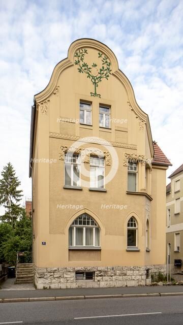Jugendtil Villa, Triererstrasse 65, Weimar, Germany, (c1905), 2018. Artist: Alan John Ainsworth.