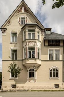 Jugenstil house, Cranachstrasse 12, Weimar, Germany, (1905), 2018. Artist: Alan John Ainsworth