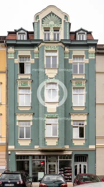 Jugenstil House, Graben 32, Weimar, Germany, (1904), 2018. Artist: Alan John Ainsworth.