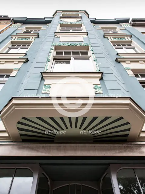 Jugenstil House, Graben 32, Weimar, Germany, (1904), 2018. Artist: Alan John Ainsworth.