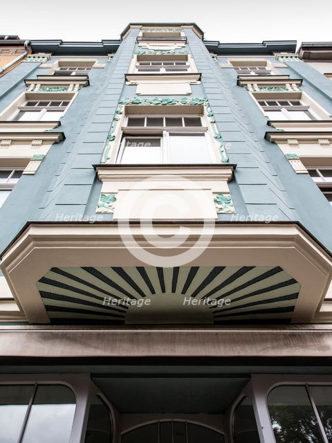 Jugenstil House, Graben 32, Weimar, Germany, (1904), 2018. Artist: Alan John Ainsworth.