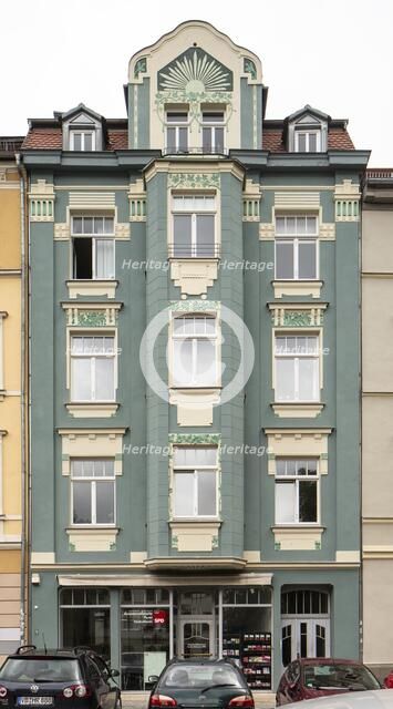 Jugenstil House, Graben 32, Weimar, Germany, (1904), 2018. Artist: Alan John Ainsworth.