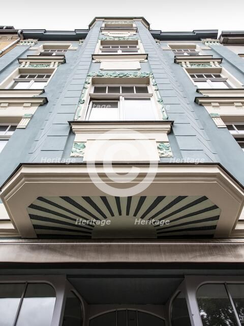 Jugenstil House, Graben 32, Weimar, Germany, (1904), 2018. Artist: Alan John Ainsworth.