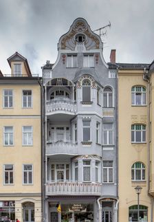Jugenstil House, Graben 39, Weimar, Germany, (1904), 2018. Artist: Alan John Ainsworth