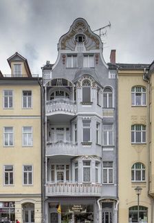 Jugenstil House, Graben 39, Weimar, Germany, (1904), 2018. Artist: Alan John Ainsworth