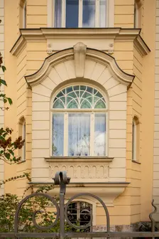 Jugenstil house, Humboldstrasse 23, Weimar, Germany, 2018. Artist: Alan John Ainsworth