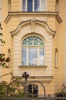 Jugenstil house, Humboldstrasse 23, Weimar, Germany, 2018. Artist: Alan John Ainsworth