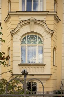 Jugenstil house, Humboldstrasse 23, Weimar, Germany, 2018. Artist: Alan John Ainsworth