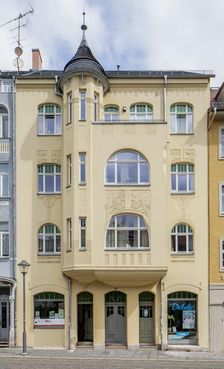 Jugenstil house, House, Graben 41, Weimar, Germany, 2018. Artist: Alan John Ainsworth