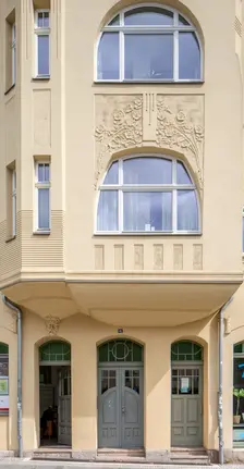 Jugenstil house, House, Graben 41, Weimar, Germany, 2018. Artist: Alan John Ainsworth