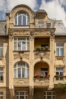 Jugenstil house, Villa Rauner, Cranachstrasse 10, Weimar, Germany, (1905), 2018. Artist: Alan John Ainsworth