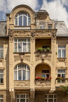 Jugenstil house, Villa Rauner, Cranachstrasse 10, Weimar, Germany, (1905), 2018. Artist: Alan John Ainsworth