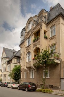 Jugenstil house, Villa Rauner, Cranachstrasse 10, Weimar, Germany, (1905), 2018. Artist: Alan John Ainsworth