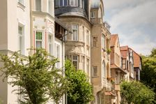 Jugenstil houses, House, Cranachstrasse , Weimar, Germany, 2018. Artist: Alan John Ainsworth