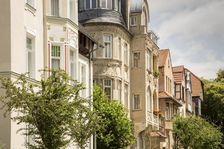 Jugenstil houses, House, Cranachstrasse , Weimar, Germany, 2018. Artist: Alan John Ainsworth