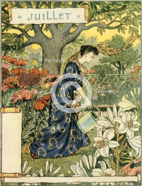 'Juillet', 1896. Creator: Eugene Samuel Grasset.