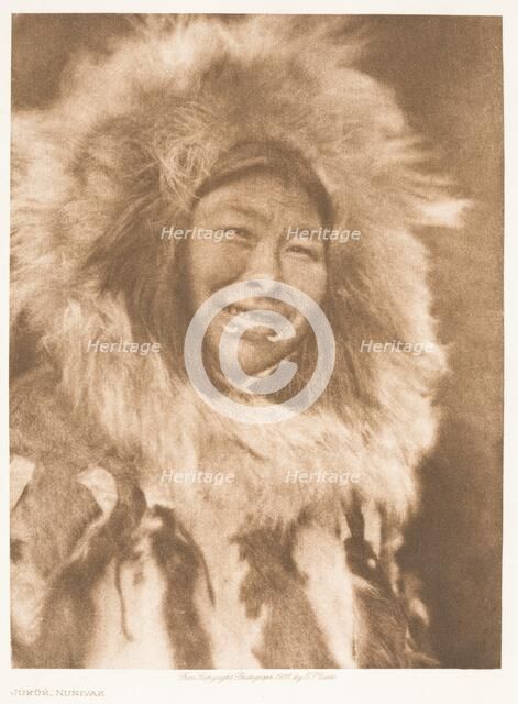 Jukok, Nunivak, 1928. Creator: Edward Sheriff Curtis.