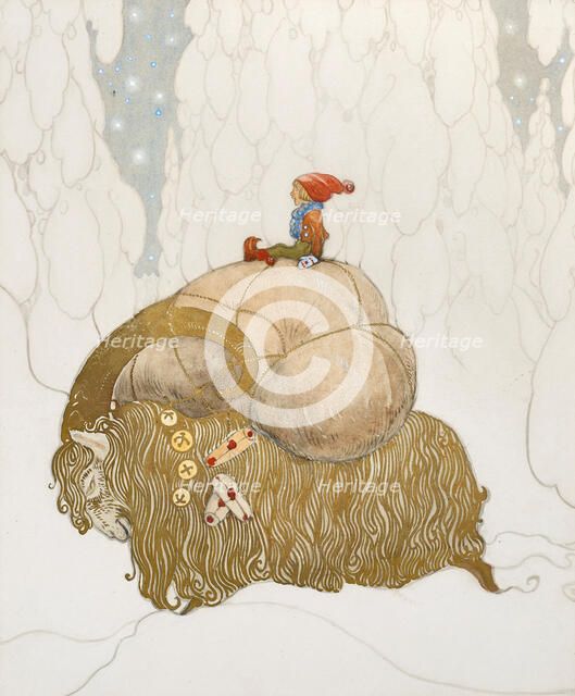 Julbocken (Christmas song), 1912. Creator: Bauer, John (1882-1918).