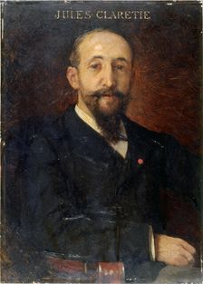 Jules Claretie (1840-1913), administrator at the Comedie-Francaise, between 1880 and 1890. Creator: Unknown