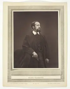 Jules Claretie, c. 1876. Creator: Etienne Carjat