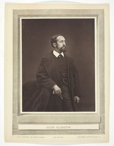 Jules Claretie, c. 1876. Creator: Etienne Carjat