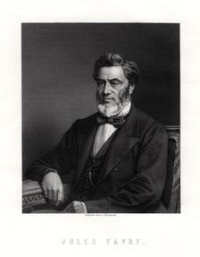 Jules Claude Gabriel Favre, French statesman, 19th century