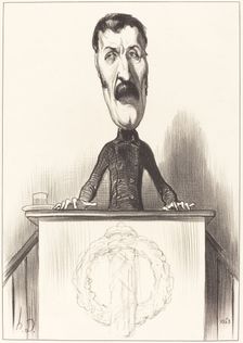 Jules Bastide, 1849. Creator: Honore Daumier