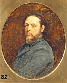 Jules Breton, Self Portrait, 1883. Creator: Jules Breton