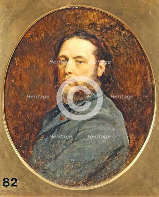 Jules Breton, Self Portrait, 1883. Creator: Jules Breton.
