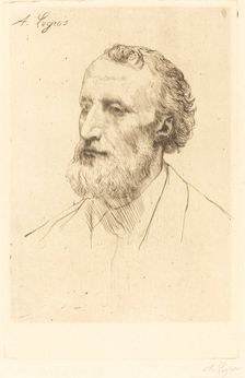 Jules Dalou, 1st plate. Creator: Alphonse Legros