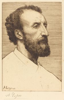 Jules Dalou, 2nd plate. Creator: Alphonse Legros