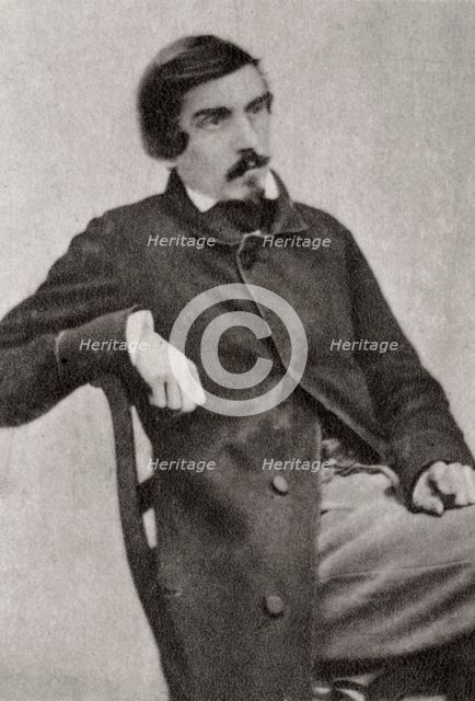 Jules de Goncourt, French author, 1868. Artist: Unknown