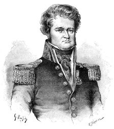 Jules Dumont d'Urville, French explorer and naval officer, 1898. Artist: Gustave Demoulin