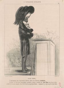 Jules Favre, 1849. Creator: Honore Daumier